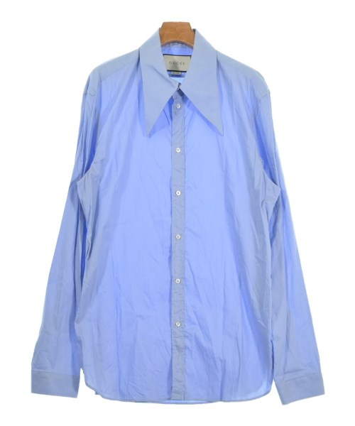 GUCCI(グッチ)ドレスシャツ 青 サイズ:43(XXL位)/2200634044113