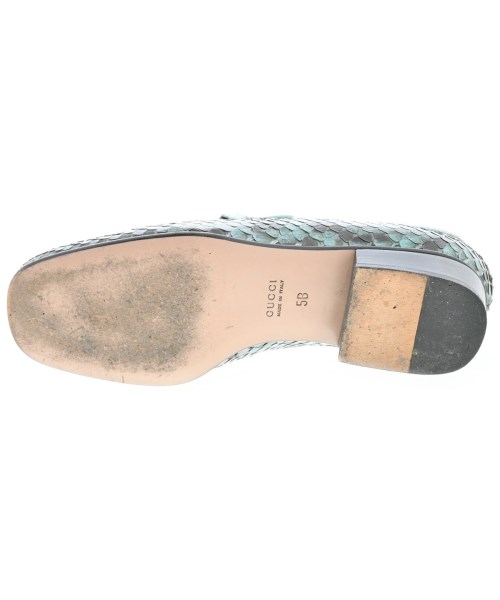 GUCCI（グッチ）ドレスシューズ/ローファー 緑 サイズ:5(22cm位) レディース/2200644281065