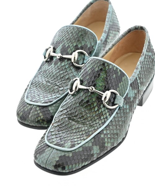 GUCCI（グッチ）ドレスシューズ/ローファー 緑 サイズ:5(22cm位) レディース/2200644281065