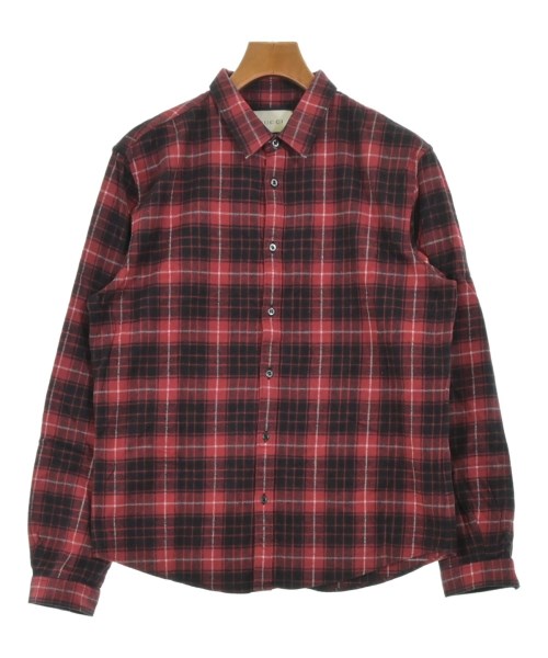 GUCCI(グッチ)カジュアルシャツ 赤 サイズ:42(XS位)/2200645622072