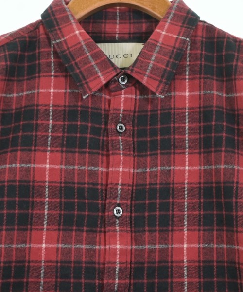 GUCCI（グッチ）カジュアルシャツ 赤 サイズ:42(XS位) メンズ/2200645622072