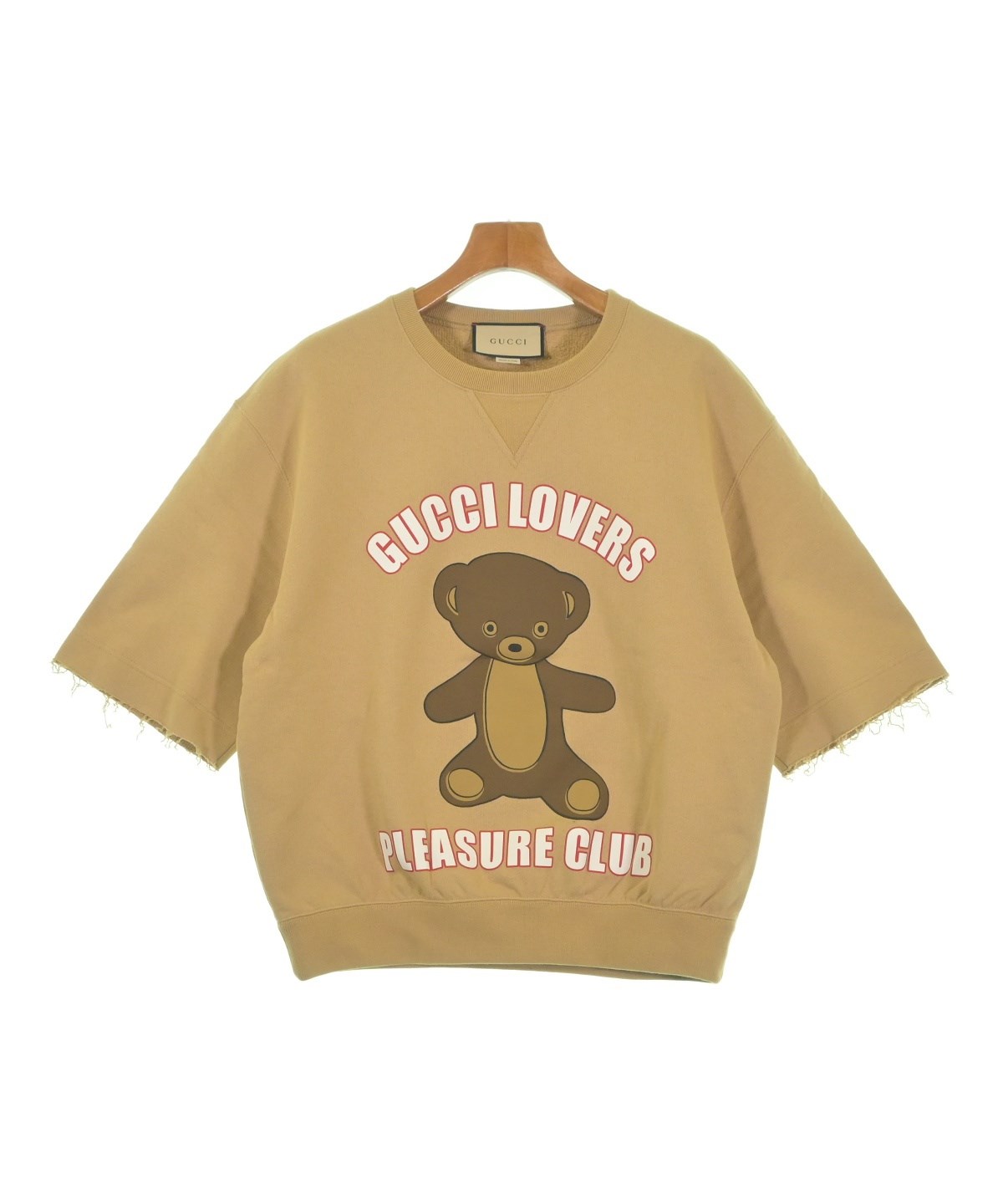 C⭐︎　GUCCI ベージュ クロップドパーカー GUCCI（グッチ）スウェット ベージュ サイズ:S メンズ/2200645665048