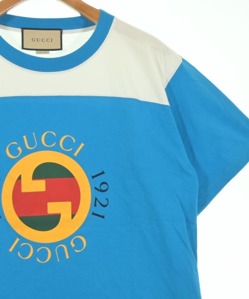 GUCCI（グッチ）Tシャツ・カットソー 青 サイズ:XS メンズ/2200645665055