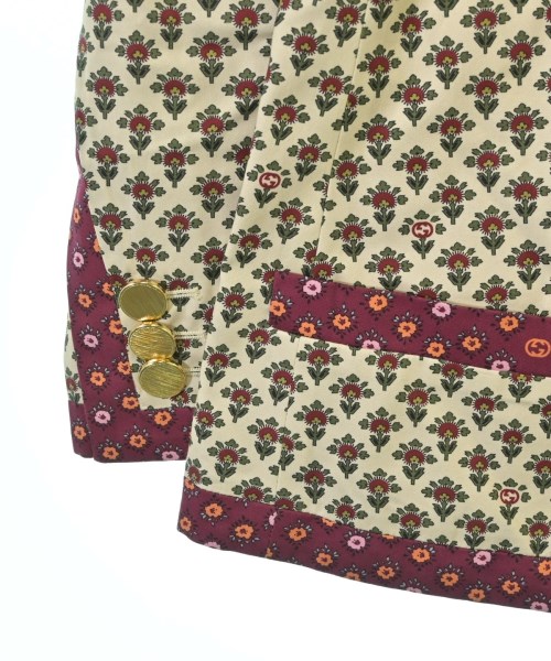 GUCCI（グッチ）ノーカラージャケット 白 サイズ:38(S位) レディース/2200646041025