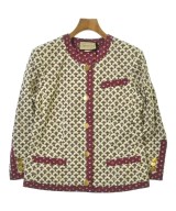 GUCCI（グッチ）ノーカラージャケット 白 サイズ:38(S位) レディース/2200646041025