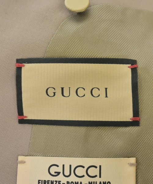 GUCCI（グッチ）テーラードジャケット ベージュ サイズ:48(L位) メンズ/2200646041032
