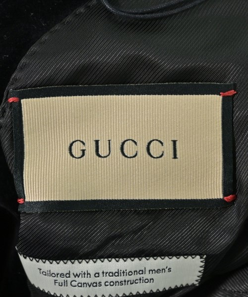 GUCCI（グッチ）テーラードジャケット 黒 サイズ:36(XS位) レディース/2200646041063