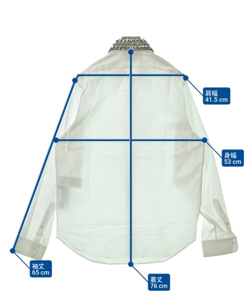 GUCCI（グッチ）カジュアルシャツ 白 サイズ:15+(XXL位) レディース/2200646041087