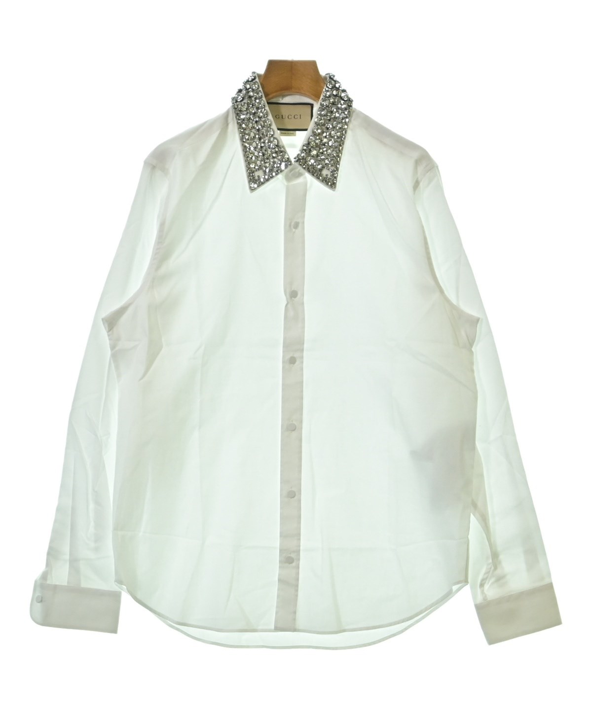 GUCCI（グッチ）カジュアルシャツ 白 サイズ:15+(XXL位) レディース