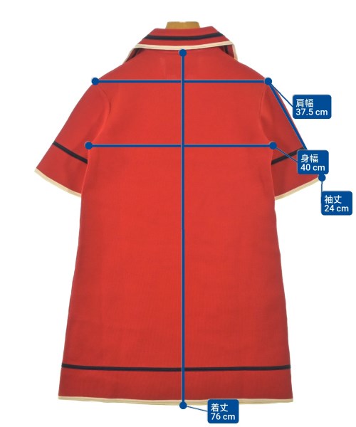 GUCCI（グッチ）ワンピース 赤 サイズ:XXXS レディース/2200636905023