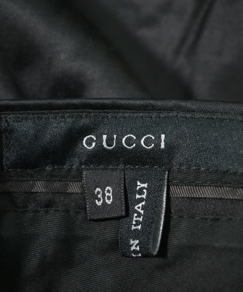 GUCCI（グッチ）ひざ丈スカート 黒 サイズ:38(S位) レディース/2200646262024