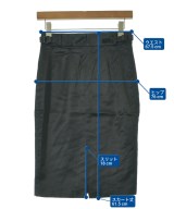 GUCCI（グッチ）ひざ丈スカート 黒 サイズ:38(S位) レディース/2200646262024