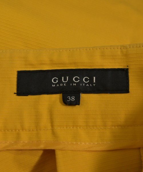 GUCCI（グッチ）ひざ丈スカート 黄 サイズ:38(S位) レディース/2200637445047