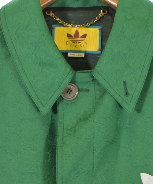 GUCCI（グッチ）ステンカラーコート 緑 サイズ:46(M位) メンズ/2200636461017