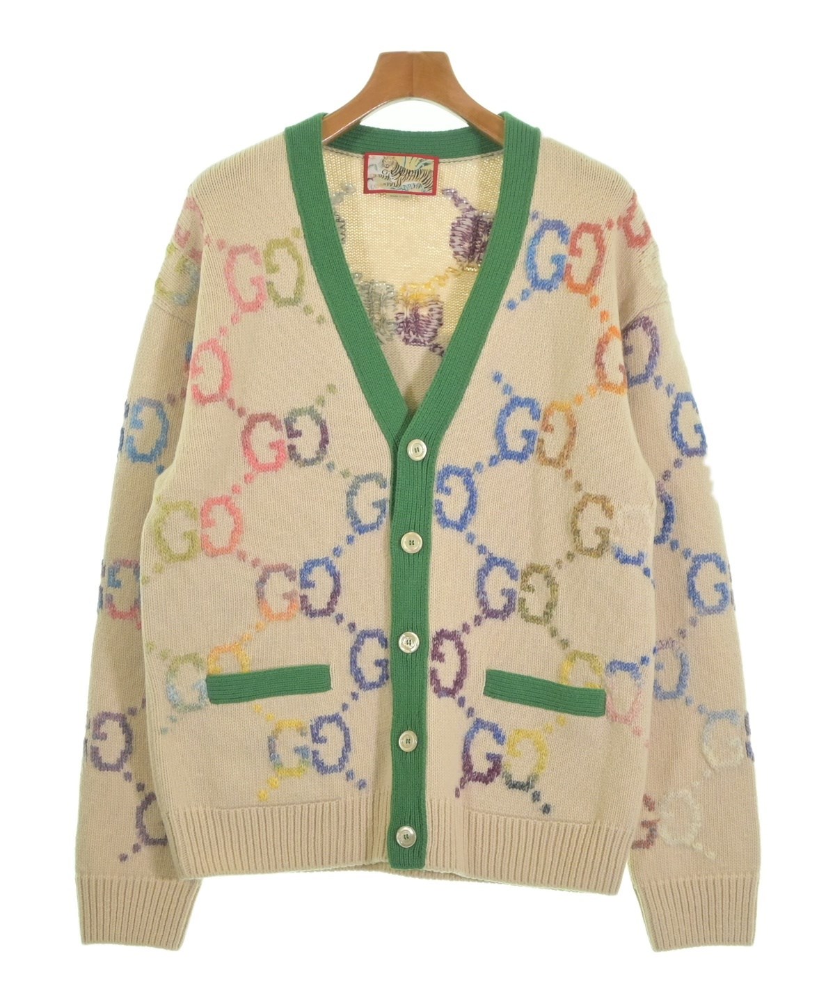 GUCCI（グッチ）カーディガン ベージュ サイズ:M メンズ/2200636461048