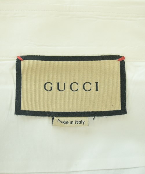 GUCCI（グッチ）ドレスシャツ 白 サイズ:16(L位) メンズ/2200636383111
