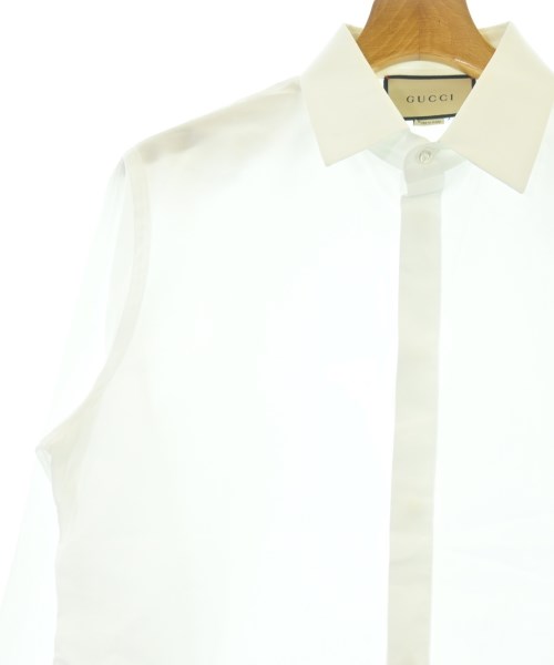 GUCCI（グッチ）ドレスシャツ 白 サイズ:16(L位) メンズ/2200636383111