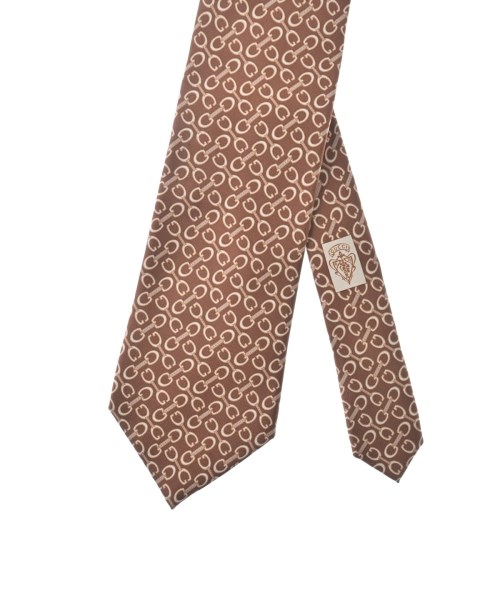GUCCI（グッチ）ネクタイ 茶 サイズ:- メンズ/2200637747042