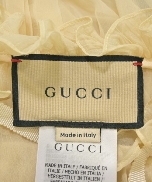 GUCCI（グッチ）ブラウス 黄 サイズ:40(M位) レディース/2200639802091