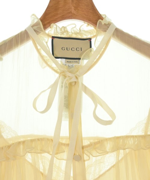 GUCCI（グッチ）ブラウス 黄 サイズ:40(M位) レディース/2200639802091