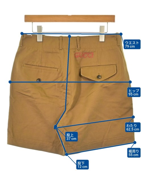 GUCCI（グッチ）ショートパンツ 茶 サイズ:48(L位) メンズ/2200639802534