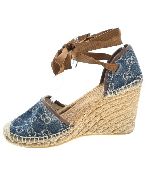 GUCCI（グッチ）サンダル 青 サイズ:-(26cm位) レディース/2200648297062