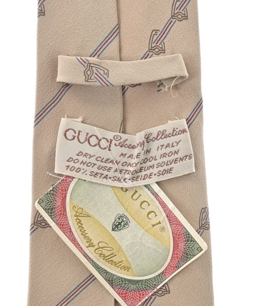 GUCCI（グッチ）ネクタイ ベージュ サイズ:- メンズ/2200648503071