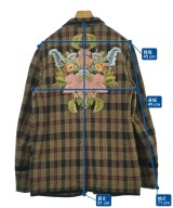 GUCCI（グッチ）テーラードジャケット 茶 サイズ:50(XL位) メンズ/2200648791010