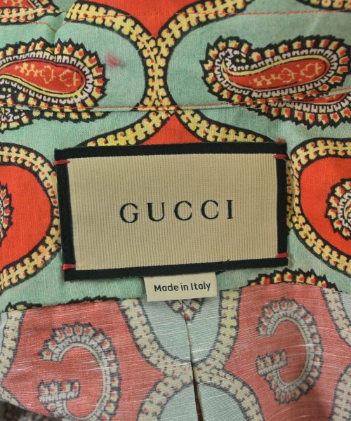GUCCI（グッチ）カジュアルシャツ オレンジ サイズ:38(S位) メンズ/2200648791034