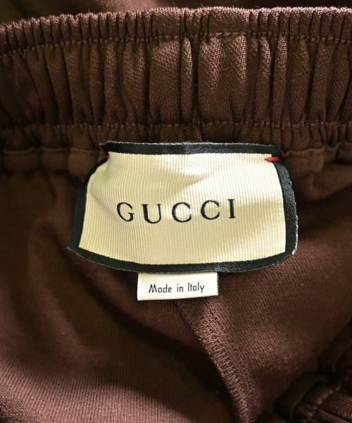 GUCCI（グッチ）スウェットパンツ 茶 サイズ:XS メンズ/2200648791126