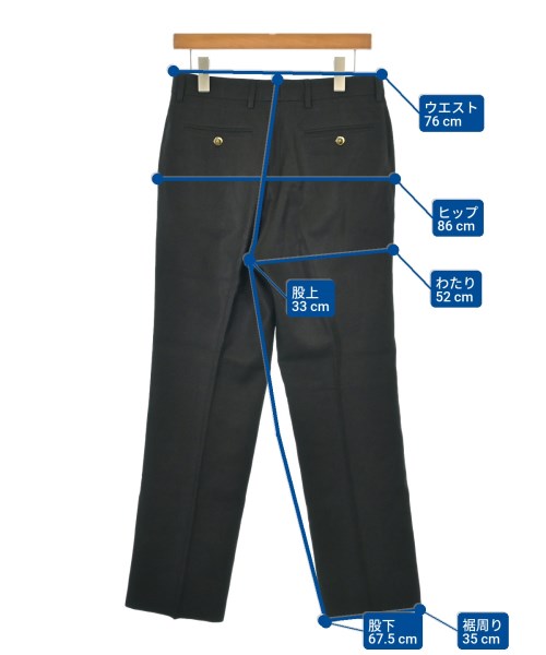 GUCCI（グッチ）スラックス 黒 サイズ:44(S位) メンズ/2200648791133