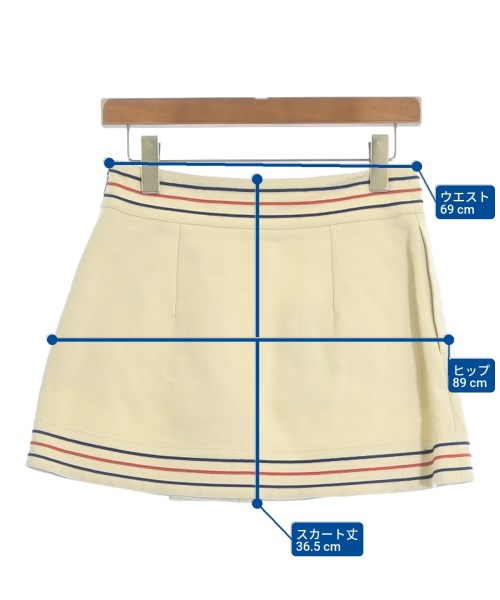 GUCCI（グッチ）ミニスカート ベージュ サイズ:38(S位) レディース/2200648914020