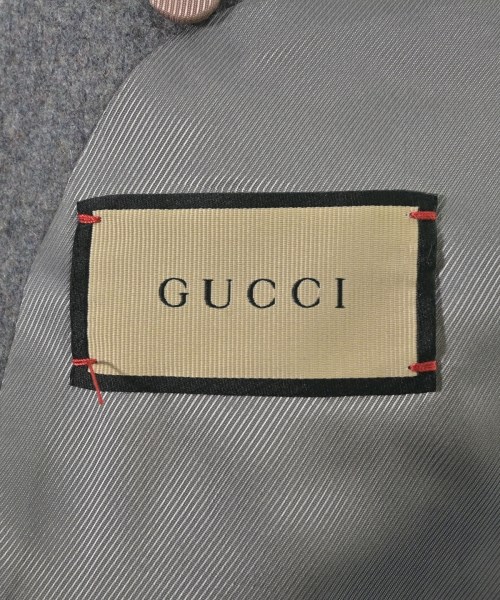 GUCCI（グッチ）チェスターコート グレー サイズ:48(L位) メンズ/2200648933014