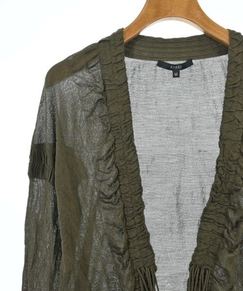 GUCCI（グッチ）カーディガン カーキ サイズ:M レディース/2200638407211
