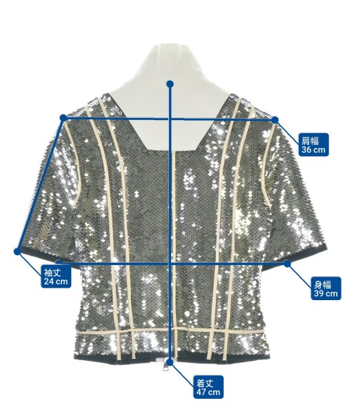 GUCCI（グッチ）カジュアルシャツ シルバー サイズ:36(XS位) レディース/2200649878024