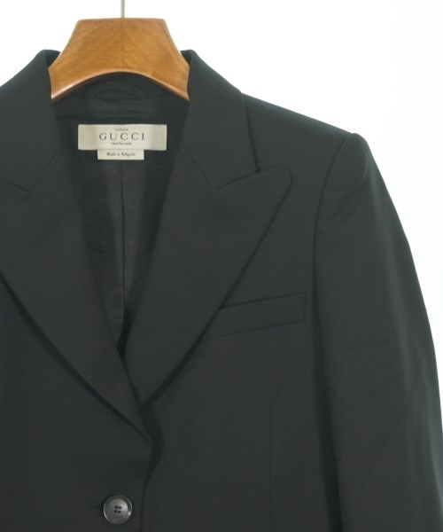GUCCI（グッチ）テーラードジャケット 黒 サイズ:38(S位) レディース/2200632218035