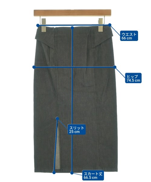 GUCCI（グッチ）ロング・マキシ丈スカート 黒 サイズ:38(S位) レディース/2200635289100