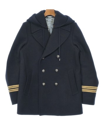 GUCCI グッチ ピーコート ネイビー サイズ46 GUCCI（グッチ）ピーコート 紺 サイズ:46(M位) メンズ/2200650536012