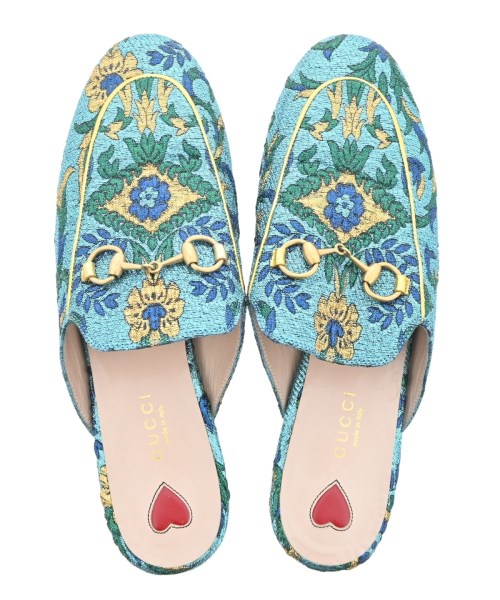 GUCCI（グッチ）サンダル 青 サイズ:EU37(23.5cm位) レディース/2200650947191