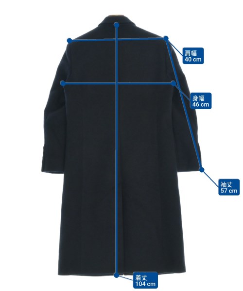 GUCCI（グッチ）チェスターコート 紺 サイズ:42(M位) レディース/2200650956049