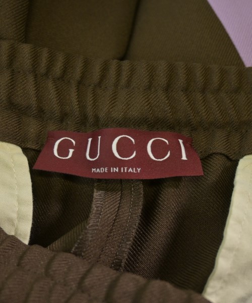 GUCCI（グッチ）スラックス 茶 サイズ:50(XL位) メンズ/2200650956100