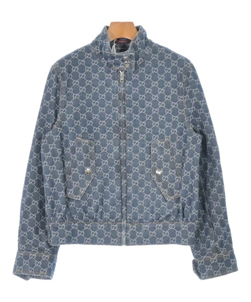 GUCCI(グッチ)ブルゾン 青 サイズ:40(M位)/2200651103015