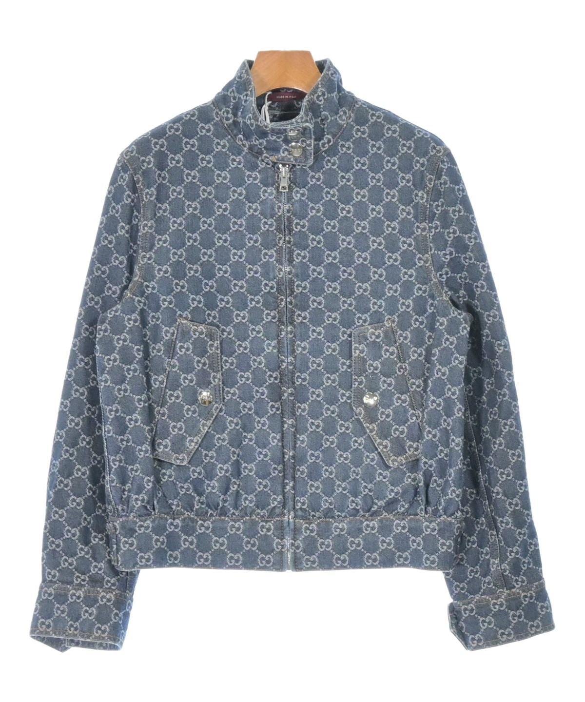 GUCCI（グッチ）ブルゾン 青 サイズ:40(M位) レディース/2200651103015