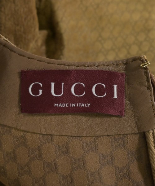 GUCCI（グッチ）ワンピース 茶 サイズ:40(M位) レディース/2200651103039