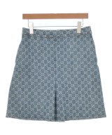 GUCCI（グッチ）ひざ丈スカート 青 サイズ:38(S位) レディース/2200651103046