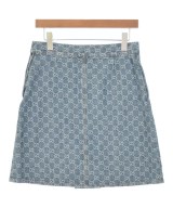 GUCCI（グッチ）ひざ丈スカート 青 サイズ:38(S位) レディース/2200651103046