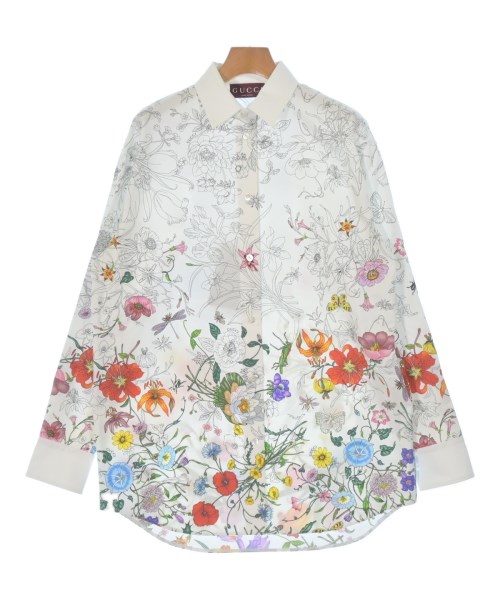 GUCCI(グッチ)ブラウス 白 サイズ:38(S位)/2200651103053