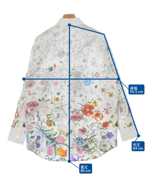GUCCI（グッチ）ブラウス 白 サイズ:38(S位) レディース/2200651103053