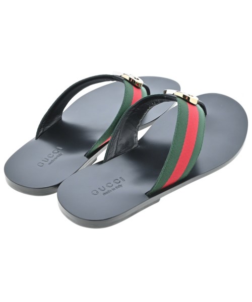GUCCI（グッチ）サンダル 緑 サイズ:UK10 1/2(29cm位) メンズ/2200651103107