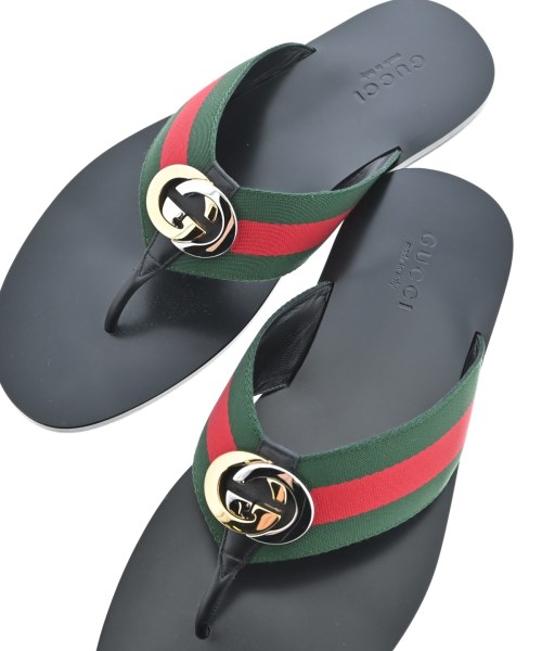 GUCCI（グッチ）サンダル 緑 サイズ:UK10 1/2(29cm位) メンズ/2200651103107